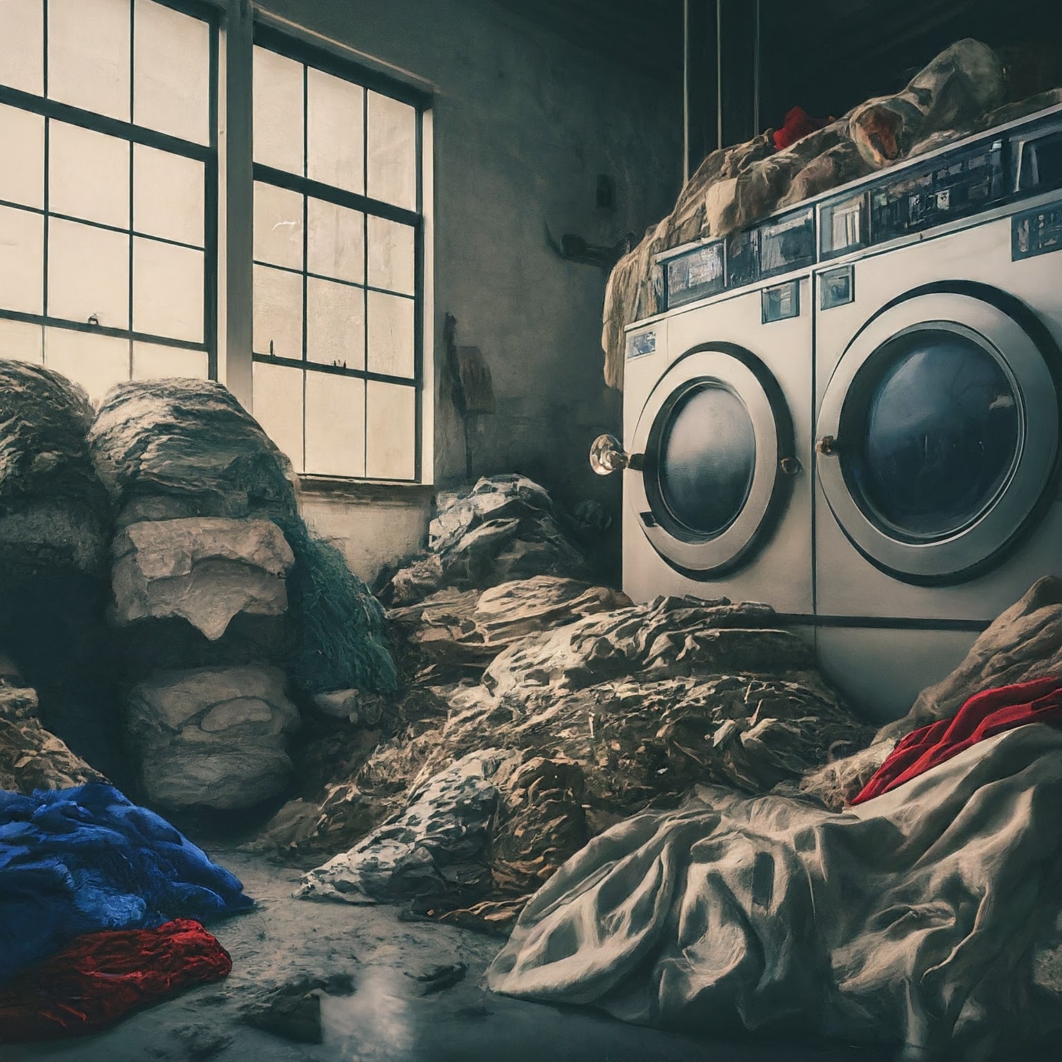 عدم تمیز کردن ماشین لباسشویی