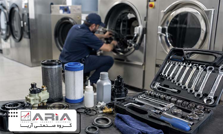 اهمیت سرویس دوره ای ماشین آلات لاندری صنعتی