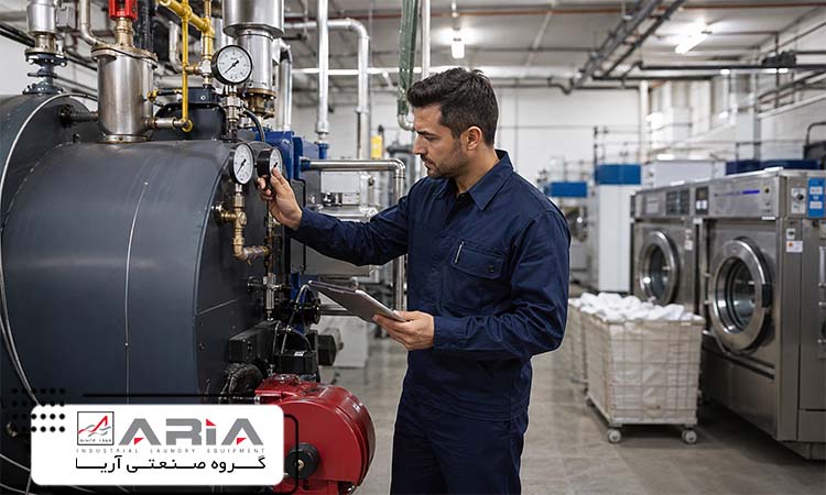 فرمول محاسبه ظرفیت دیگ بخار مورد نیاز لاندری
